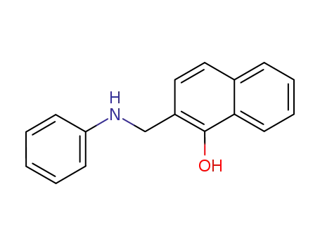 Molecular Structure of 861086-73-9 (2-((phenylamino)methyl)naphthalen-1-ol)