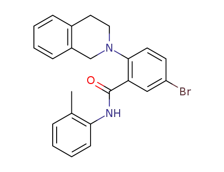 5-bromo-2-(3,4-dihydroisoquinolin-2(1H)-yl)-N-(o-tolyl)benzamide