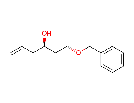 1-Hepten-4-ol, 6-(phenylmethoxy)-, (4R,6R)-rel-