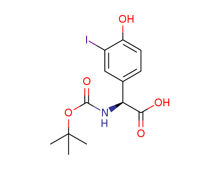 Be-nzenacetic acid,a-[[(1,1-diMethylethoxy)carbonyl]aMino]-4-hydroxy-3-iodo-