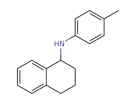 Molecular Structure of 192461-90-8 (1,2,3,4-tetrahydro-N-(4-methylphenyl)-1-Naphthalenamine)