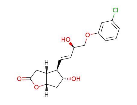 (3ar,4r,5r,6as)-4-[(3r)-4-(3-chlorophenoxy)-3-hydroxybut-1-enyl]-5-hydroxy-3,3a,4,5,6,6a-hexahydrocyclopenta[b]furan-2-one