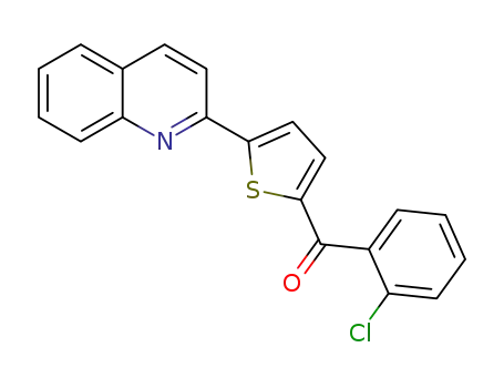 2-(5-(2-chlorobenzoyl)-2-thienyl)quinoline