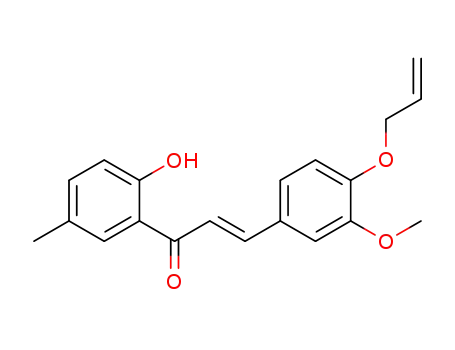 (E)-3-(4-(allyloxy)-3-methoxyphenyl)-1-(2-hydroxy-5-methylphenyl)prop-2-en-1-one