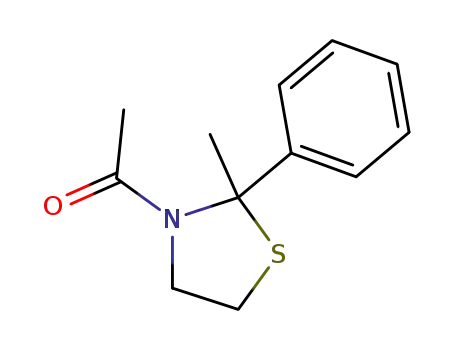 1-(2-methyl-2-phenylthiazolidin-3-yl)ethanone