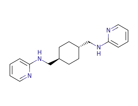 Molecular Structure of 1454914-56-7 (N,N'-((1r,4r)-cyclohexane-1,4-diylbis(methylene))bis(pyridin-2-amine))