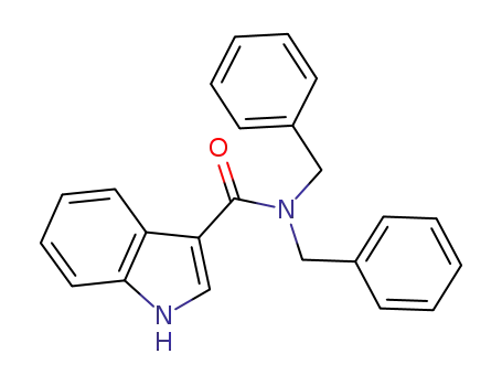 N,N-ジベンジル-1H-インドール-3-カルボアミド