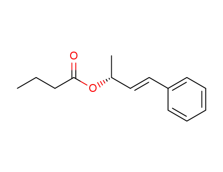 Butyric acid (E)-(R)-1-methyl-3-phenyl-allyl ester