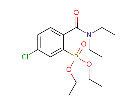 Molecular Structure of 1450829-68-1 (diethyl (5-chloro-2-(diethylcarbamoyl)phenyl)phosphonate)