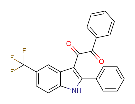 1-phenyl-2-(2-phenyl-5-(trifluoromethyl)-1H-indol-3-yl)ethane-1,2-dione