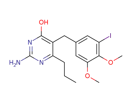2-amino-5-(3-iodo-4,5-dimethoxybenzyl)-6-propylpyrimidin-4-ol