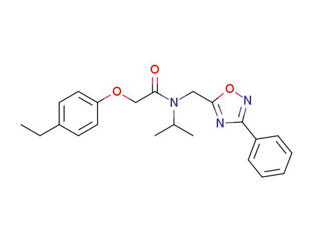 2-(4-ethylphenoxy)-N-isopropyl-N-((3-phenyl-1,2,4-oxadiazol-5-yl)methyl)acetamide
