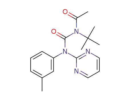 1-acetyl-1-tert-butyl-3-pyrimidin-2-yl-3-m-tolyl-urea