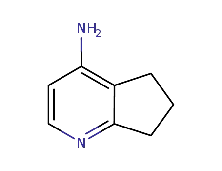 Molecular Structure of 78183-15-0 (6,7-dihydro-5H-cyclopenta[b]pyridin-4-amine)