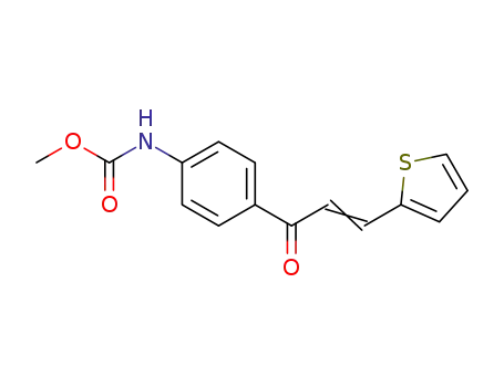 methyl N-4-{[3-(thiophen-2-yl)prop-2-enoyl]phenyl}carbamate