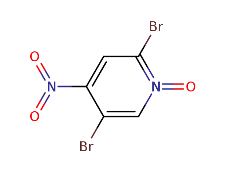 Molecular Structure of 221241-25-4 (2,5-DIBROMO-4-NITROPYRIDINE 1-OXIDE)