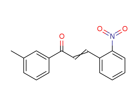 3-(2-nitrophenyl)-1-(3-methylphenyl)prop-2-en-1-one