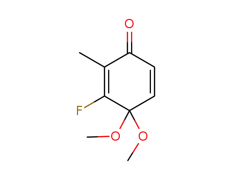 3-fluoro-4,4-dimethoxy-2-methylcyclohexa-2,5-dienone