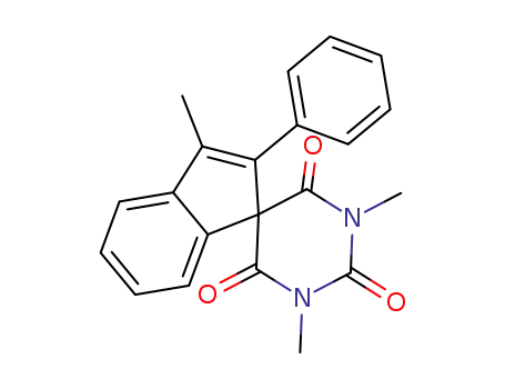 Molecular Structure of 1439383-38-6 (1,3',5-trimethyl-2'-phenylspiro[1,5-diazinane-3,1'-indene]-2,4,6-trione)