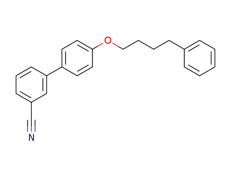 Molecular Structure of 1593090-71-1 (4'-(4-phenylbutoxy)-[1,1'-biphenyl]-3-carbonitrile)