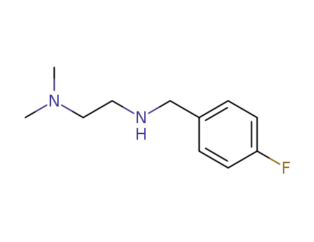 Molecular Structure of 2714-80-9 (N'-(4-FLUORO-BENZYL)-N,N-DIMETHYL-ETHANE-1,2-DIAMINE)
