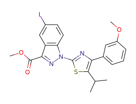 C<sub>22</sub>H<sub>20</sub>IN<sub>3</sub>O<sub>3</sub>S