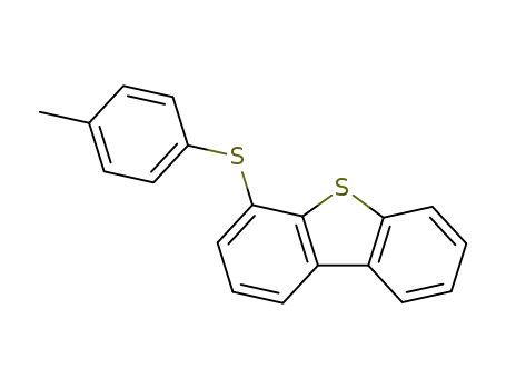Molecular Structure of 113525-43-2 (4-(p-tolylthio)dibenzo[b,d]thiophene)