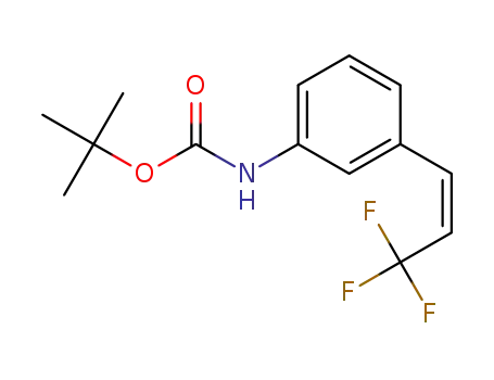 (Z)-1-(3,3,3-trifluoroprop-1-enyl)-3-tert-butoxycarbonylaminobenzene