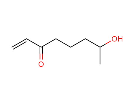 Molecular Structure of 51270-07-6 (1-Octen-3-one, 7-hydroxy-)
