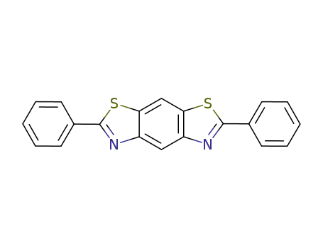 Molecular Structure of 13387-13-8 (2,6-diphenyl-benzo[1,2-<i>d</i>;5,4-<i>d</i>']bisthiazole)
