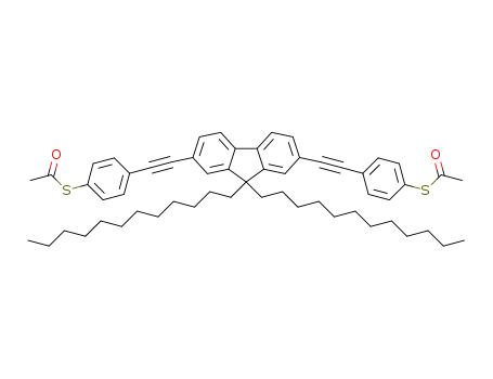 9,9-didodecyl-2,7-bis((4-(acetylthio)phenyl)ethynyl)fluorene