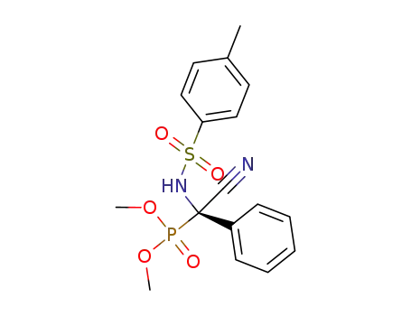 (S)-dimethyl (cyano(4-methylphenylsulfonamido)(phenyl)methyl)phosphonate