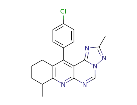 2,7-dimethyl-11-(4-chlorophenyl)-7,8,9,10-tetrahydro-1,3,3a,5,6-pentaazacyclopenta[a]anthracene