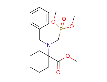 methyl 1-[benzyl(dimethoxyphosphoryl)amino]cyclohexanecarboxylate