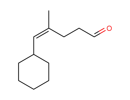 Molecular Structure of 1449104-33-9 ((Z)-5-cyclohexyl-4-methylpent-4-enal)