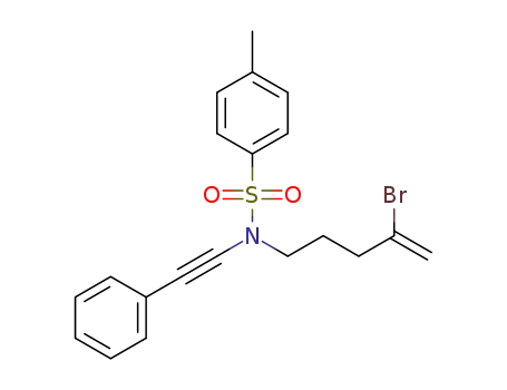 N-(4-bromopent-4-en-1-yl)-4-methyl-N-(phenylethynyl)benzenesulfonamide