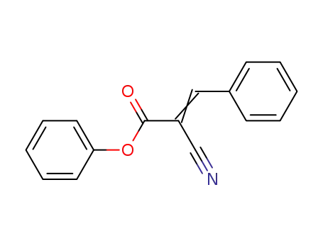 Molecular Structure of 16560-25-1 (Α-Cyan-zimtsaeure-phenylester)