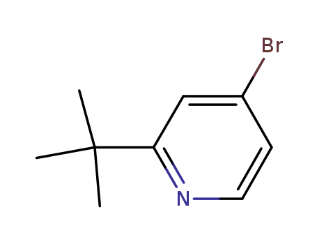 Molecular Structure of 1086381-30-7 (4-broMo-2-tert-butylpyridine)