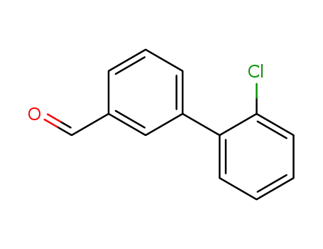 Molecular Structure of 675596-30-2 (2'-CHLORO-BIPHENYL-3-CARBALDEHYDE)