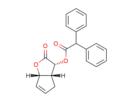 (3R,3aR,6aS)-3,3a,4,6a-tetrahydro-2-oxo-2H-cyclopenta[b]furan-3-yl 2,2-diphenylacetate