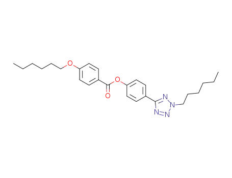 4-(2-hexyl-2H-tetrazol-5-yl)phenyl 4-hexyloxybenzoate