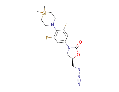 (R)-5-(azidomethyl)-3-(4-(4,4-dimethyl-1,4-azasilinan-1-yl)-3,5-difluorophenyl)oxazolidin-2-one