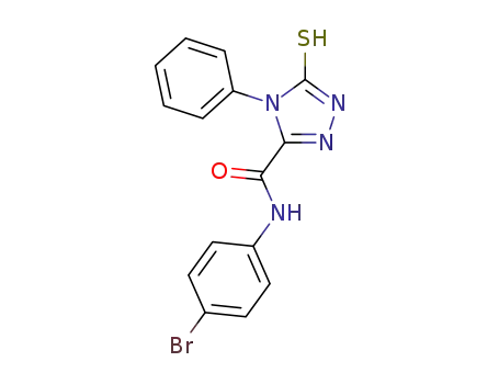 5-mercapto-4-phenyl-4H[1,2,4]triazole-3-carboxylic acid (4-bromo-phenyl)amide