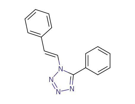 Molecular Structure of 39784-29-7 (1-(2-styrylphenyl)tetrazol-1-ium)