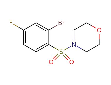 1-(2-bromo-4-fluorobenzenesulfonyl)morpholine