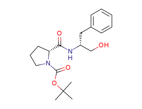 tert-butyl 2-((1-hydroxy-3-phenylpropan-2-yl)carbamoyl)pyrrolidine-1-carboxylate