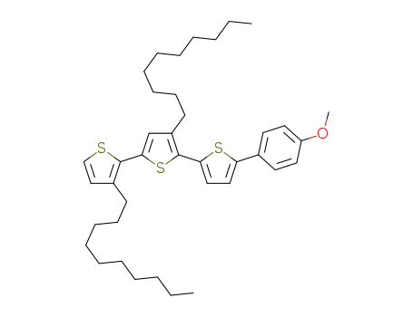 Molecular Structure of 1423159-64-1 (3,4'-didecyl-5''-(4-methoxyphenyl)-2,2':5',2''-terthiophene)