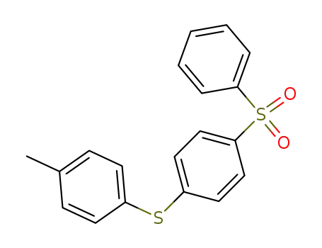 Molecular Structure of 1774-42-1 (Benzene, 1-[(4-methylphenyl)thio]-4-(phenylsulfonyl)-)