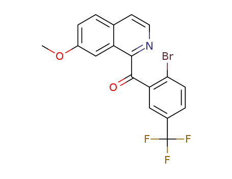 (2-bromo-5-trifluoromethylphenyl)(7-methoxyisoquinolin-1-yl)methanone