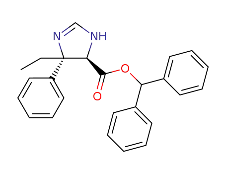 (4R,5S)-diphenylmethyl 5-ethyl-5-phenyl-4,5-dihydro-1H-imidazole-4-carboxylate